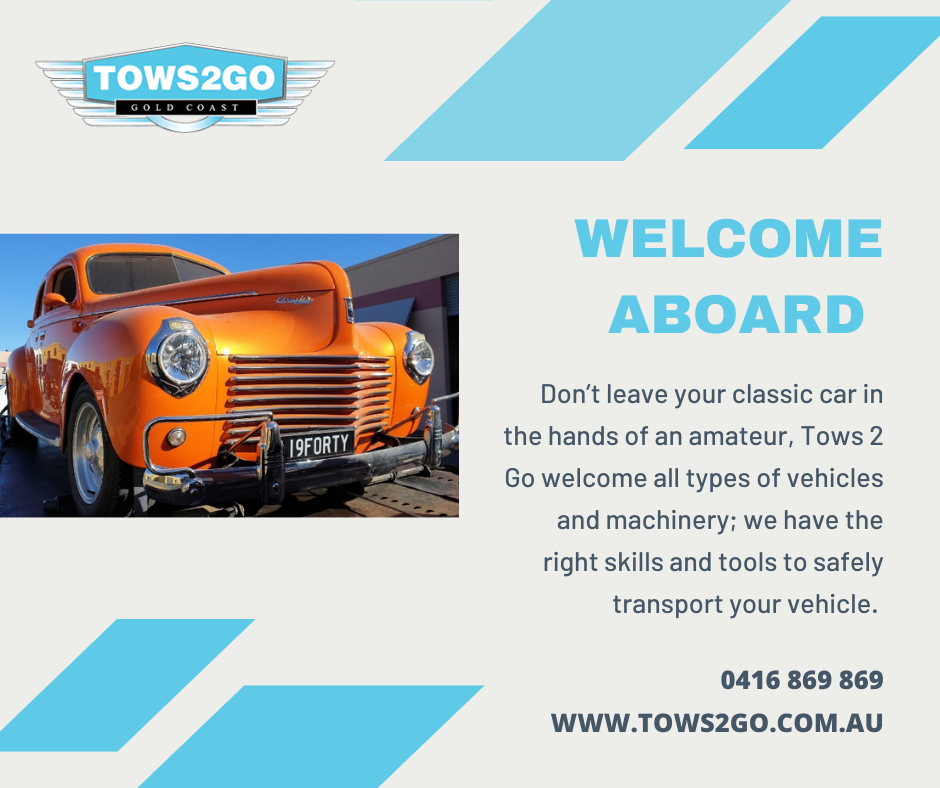 Towing | Towing Service | 24 Hour Towing Gold Coast | Tows 2 Go | Welcome Aboard
