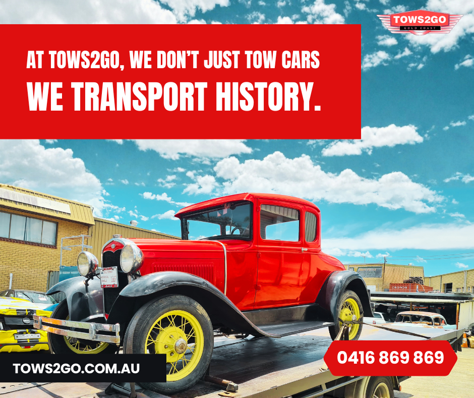 Towing | Towing Service | 24 Hour Towing Gold Coast | Tows 2 Go | Vintage beauty on the move!
