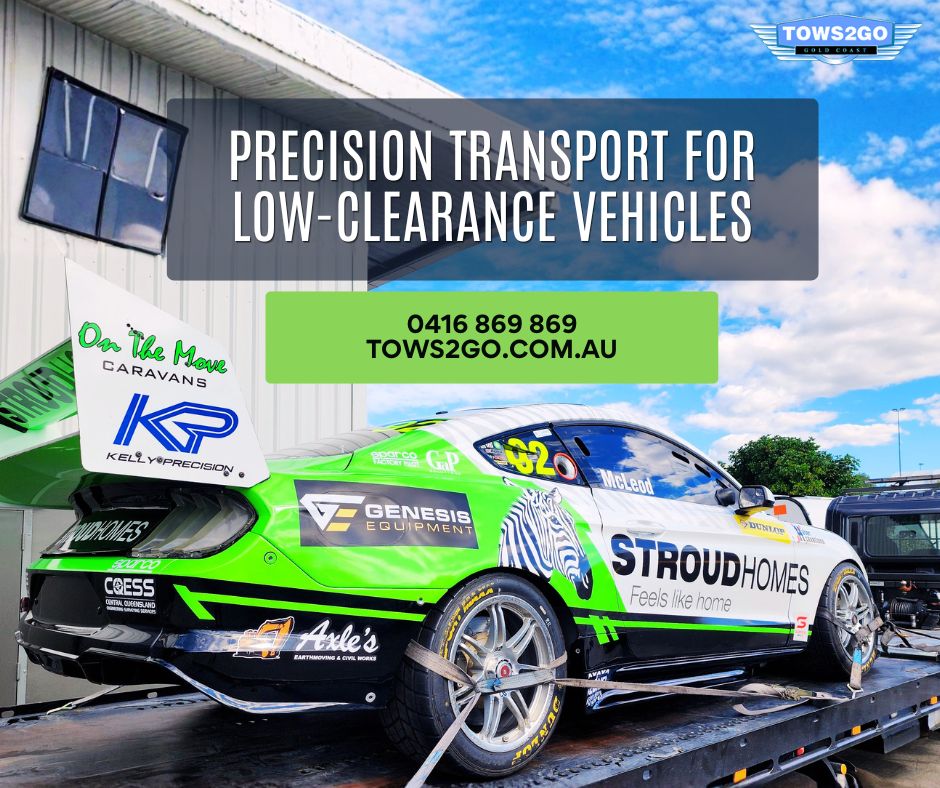 Towing | Towing Service | 24 Hour Towing Gold Coast | Tows 2 Go | Precision Transport For Low Clearance Vehicles